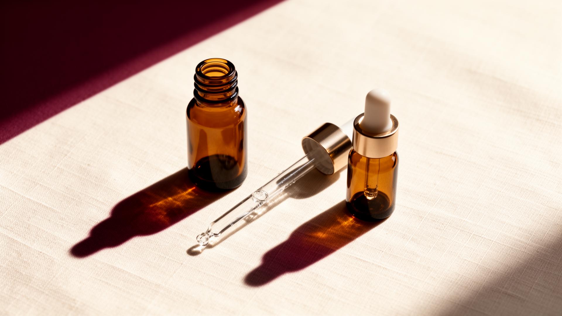 Apothecary serums and dropper
